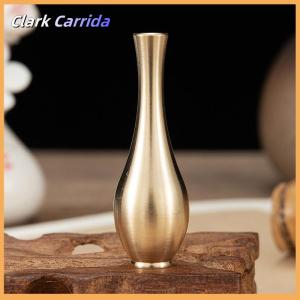 [Clark Carrida] Mini tinh khiết đồng bình vàng trang trí nội thất phòng khách cổ bình hoa độc đáo bình hoa