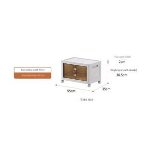 SG【READY STOCK】💘New Folding Locker Organiser Home Storage Cabinet Quecs Aius Ai -Fold Storage Box Folding Shoe Box