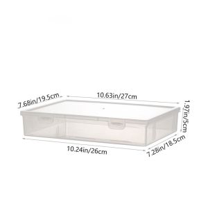 CSQ63 1Pcs Practical Moisture-Proof Wear-resistant Paper Book File Box Document Case Organizer Storage Box