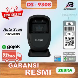 2D Omni Barcode Scanner Laser Zebra DS9308 / DS-9308 / DS 9308 Auto Scan USB Auto Sensing QR Code Scan PDF417 Efaktur
