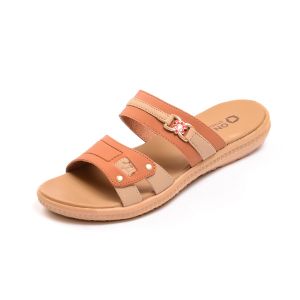 Onar Street - Sandal Slop Wanita Sendal Selop Wedges Terbaru Kekinian E02