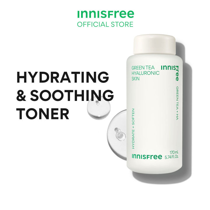 Innisfree Green Tea Hyaluronic Skin 170ml Lazada Singapore 3528