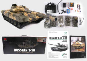 Heng Long T90 Remote Control Tank 1/16 Russian Battle T-90 RC Tank 7.0 Pro Version with Infrared