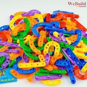 Bar Shape Building Blocks 140pcs 百变条形积木140块 3 years & above Kids Puzzle Educational Toy DIY Assembling Permainan WeBuild