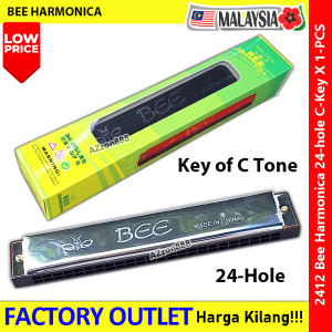 BEE Harmonica 24-Hole C-Key #harmonika #BEE #口琴 #C-Key #24-Hole #2412