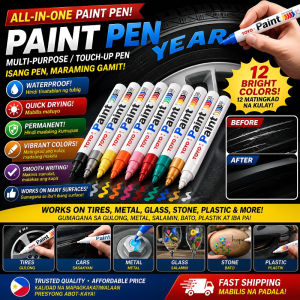 Repair Pen/Touch Up Paint Pen/Paint Pen For Automotive Furniture Office/Precision Application/Fine Tip/Peeling Repair/Tire Repair Marker/Furniture Restoration