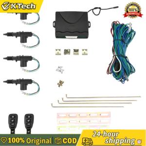 【Vktech】12V Car Security Alarm System - Keyless Entry and Anti-Theft Door Lock for Vehicle Safety