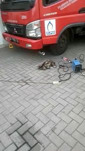 TERMURAH KNALPOT SERIGALA TINGGAL BAUT TRUK CANTERNMR71HINODYNAFUSOISUZU MACAN(TRUK TURBO)