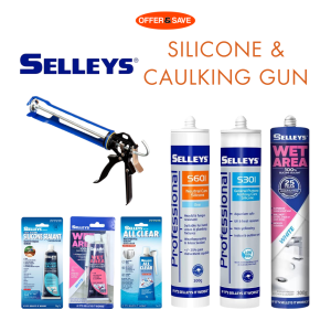 SELLEYS Silicone Sealant [Wet Area - Multipurpose - General Purpose Sealant]