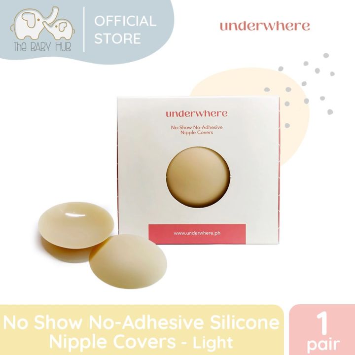 Underwhere Underwhere No Show No-Adhesive Silicone Nipple Covers | Lazada PH