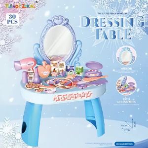 30pcs Childrens Pretend Play Toy Simulation Dressing Table Princess Makeup Dressing Table Toy Girl Gift2026