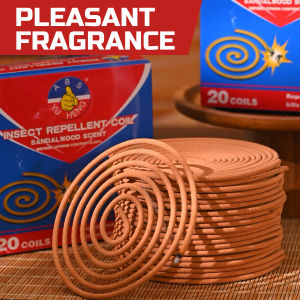 ABS YU HENG Insect Repellent Coil Sandalwood Scent 20 coils per box