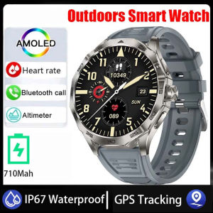 Smartwatch Outdoor Watch 710mAh Battery HD Bluetooth Waterproof Men 1.85" AMOLED Smart Watch