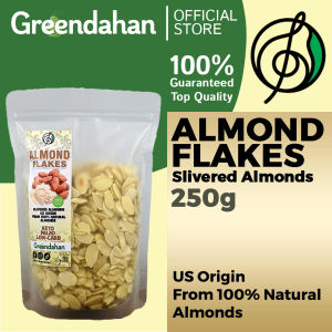 Greendahan Sliced Almonds (Flakes/Blanched) 250g - USA Brand