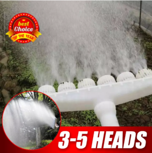 (Stock) Agriculture รดน้ํา3-6Heads สวนสนามหญ้า Sprinklers น้ําเครื่องรดน้ําต้นไม้สวนอุปกรณ์ชลประทาน