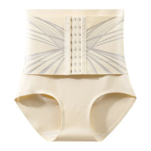 oobest 【จัดส่ง 2-3 วัน】ซื้อ 1 ใช้ 1 เอวสูงการควบคุมท้องรูปร่างกางเกงในสำหรับการลดน้ำหนักหลังการคลอดและยกก้น