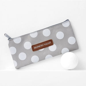 Canvas Pencil Case 简约帆布笔袋 Bekas Pensel Kanvas Ringkas Simple Pencil Box Student Stationery Bag School Large Capacity