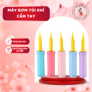 Bơm Khí Cầm Tay Dùng Cho Túi Khí Chống Sốc Bơm Tay Nhựa Nhỏ Gọn Tiện Lợi Bơm Bong Bóng Phao Bơi
