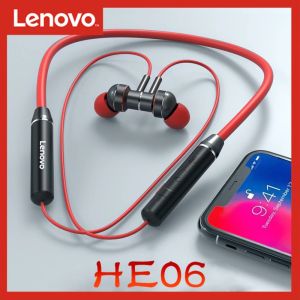 Lenovo HE06 Sport Bluetooth Earphone Earphone Gaming Wireless Earphone Neckband Earphone Earphone Wit Microphone Headset