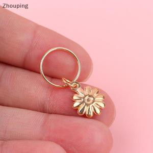 【ZP】 Flash Sale Cute 5Pcs set Daisy Flower Alloy Knitting Stitch Markers Zinc Alloy Flower Pendant Multicolor For Knitting Tools DIY Findings