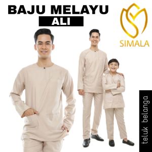 (RAYA 2025) ALI Baju Melayu sedondon EXCLUSIVE Anak Bapak TELUK BELANGA johor PREMIUM Japan Cotton Lembut DOMAIN STORE