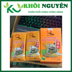 (Combo 5 hộp) Bột dinh dưỡng đặc biệt Ông Thầy Tuệ Hải hộp 220g - chùa Long Hương