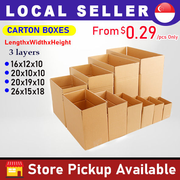 (SG READY STOCK) Kraft box/ Carton box/ Bundle box/ Mover Box/Cardboard