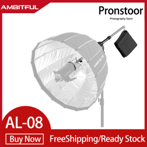 Ambitful Upgrade AL-08 Softbox Reflective Extendable Bracket Mount Adapter for Bowens Mount Studio Flash Deep Parabolic Softbox