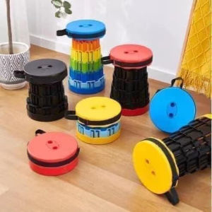 Outdoor Folding Telescopic Stool Portable Collapsible Stools Lightweight Camping Travel Hiking tools