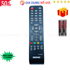Remote điều khiển tivi Asano Mã 02 điều khiển TV Asano - Tặng kèm pin - Gia Dụng Bố Già