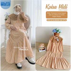 MIDI DRESS KOISA LD 110 BY MOELA BERLABEL