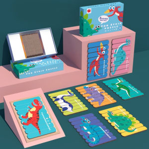 BỘ 8 TRANH GHÉP HÌNH QUE KEM CÓ 5 CHỦ ĐỀ - HÃNG MUWANZI