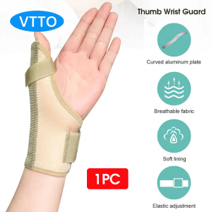 VTto 1 cái Nẹp ngón tay cái nẹp Băng cổ tay hỗ trợ sản phẩm cố định ngón tay cái khớp cho đau bong gân viêm khớp phù hợp với tay phải hoặc tay trái