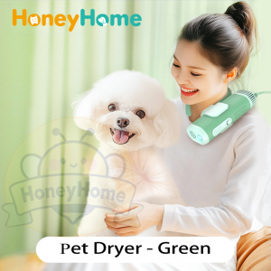 High-power quiet neck stand dehairing pet dryer for large small dogs water-drying stress-free bath grooming