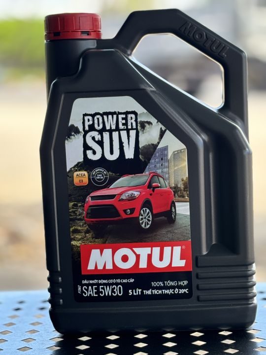 Hàng Chính Hãng - Nhớt Motul cao cấp tổng hợp ôtô Power Suv 5W30 máy ...