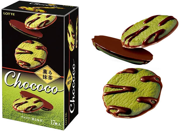 NEW] Japan Lotte Chococo Matcha / Chocolate Cookies (17pcs) 日本