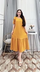 DASTER CRINKLE AIRFLOW POLOS DRESS CRINKLE