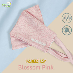 Pareeshay KF94 Washable Reuseable Face Mask Elegant Lanyard Hijab Tali Muslimah Headloop Double Mask Eco Friendly Pelitup Cloth KF 94