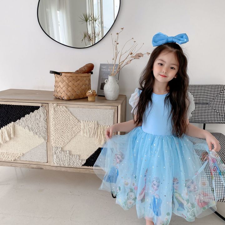 Đầm Trẻ Em Frozen 2 Mới Cho Anna Elsa Trang Phục Công Chúa Đầm Dự Tiệc Sinh  Nhật Bé Gái Quần Áo Bé Gái Mùa Hè 3 4 6 8 10 Tuổi | Lazada.vn