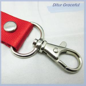 Ditur Neck Strap Lanyard Safety Breakaway For ID Name Badge Holder Keys Metal Clip SL