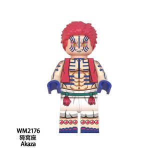 Demon Slayer Anime Minifigures Building Blocks Set Tanjiro Nezuko Kyoujurou Giyuu Character Toy Set Compatible with LEGO Kids Collectible Assembly Birthday Gift