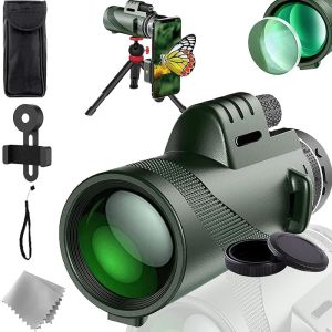 กล้องส่องทางไกล Stscope360 แบบตาเดียว สเตทีสโคป 360 แบบตาเดียวเกรดทหาร กล้องมองกลางคืน HD พกพา STS Scope 360 สำหรับ iPhone ดูนก ตั้งแคมป์ เดินทาง คอนเสิร์ต (10 * 42 สีดำ)