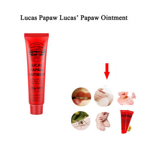 Lucas Papaw Ointment oil Cream 25g for Chapped Lips Minor Burns Sunburn Cuts Insect Bite 100% Original