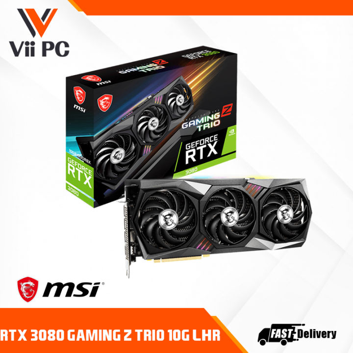 FREE 24HR DELIVERY] MSI Gaming GeForce RTX 3080 GAMING Z TRIO 10GB LHR |  Lazada Singapore