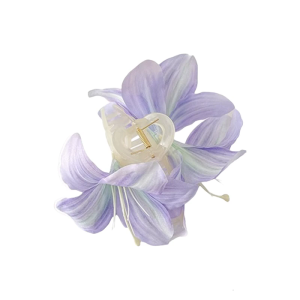 Decorative Elegant Flower Hair Clip for Women Chinese Style Floral Hair Claw Unique Hair Accessory For Daily Use