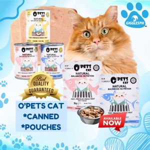 OPets Cat Natural Balanced Organic Wet Cat Food for All Stages 100g(Pouch) and 430g(Can)