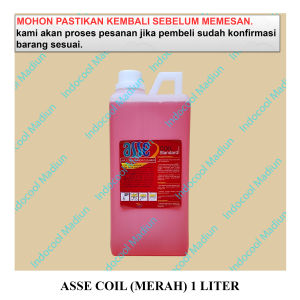 ACM1 CAIRAN PEMBERSIH EVAPURATOR AC / PEMBERSIH AC / ASSE COIL (MERAH) 1 LITER (KHUSUS PULAU JAWA)