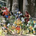 Simulasi Mainan Dinosaur Getah Lembut Overlord Pahlawan Naga Kit Garaj Silikon Kanak-Kanak Budak Lelaki Model Mainan Plastik Lembut. 