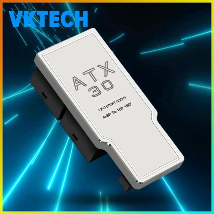 [Vktech] ATX3.0 Power Steering Connector 180 Degree Rotation 8Pin Power ...