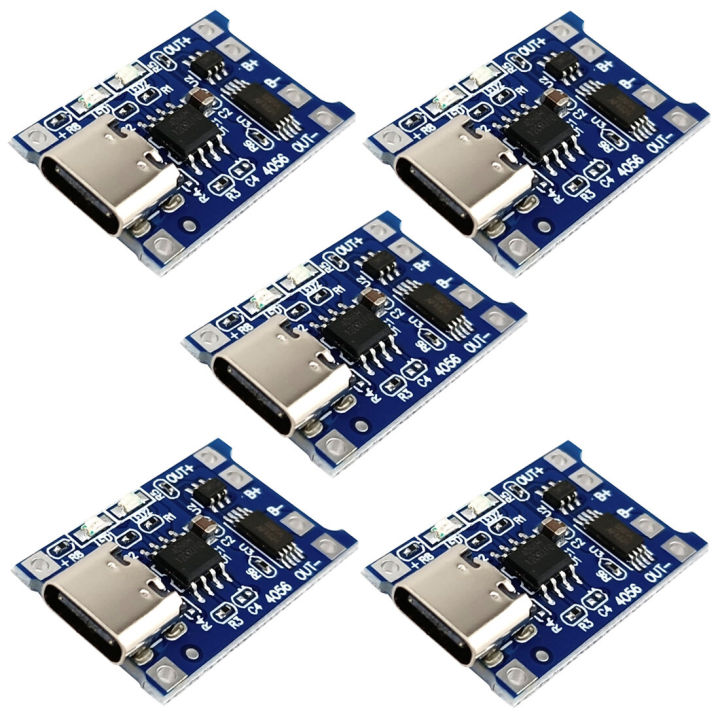 5pcs TP4056 Type USB C Battery Charging Protection Board Module 18650 ...